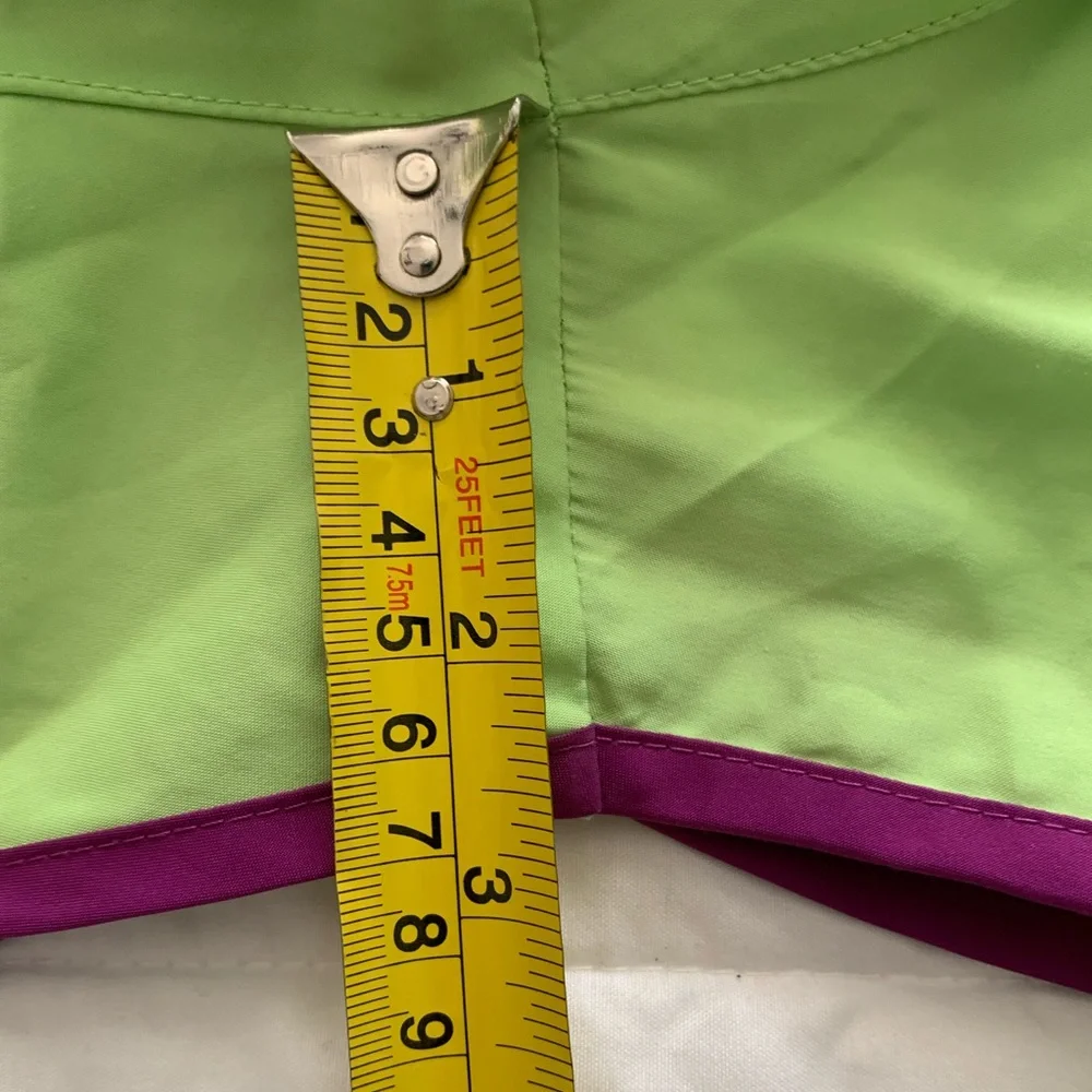 Nike Dri-Fit Tempo Running Shorts Women’s Size S Green Logo Drawstring Pocket